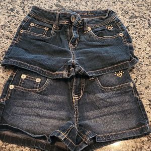 2 pair of Justice shorts EUC size 10R